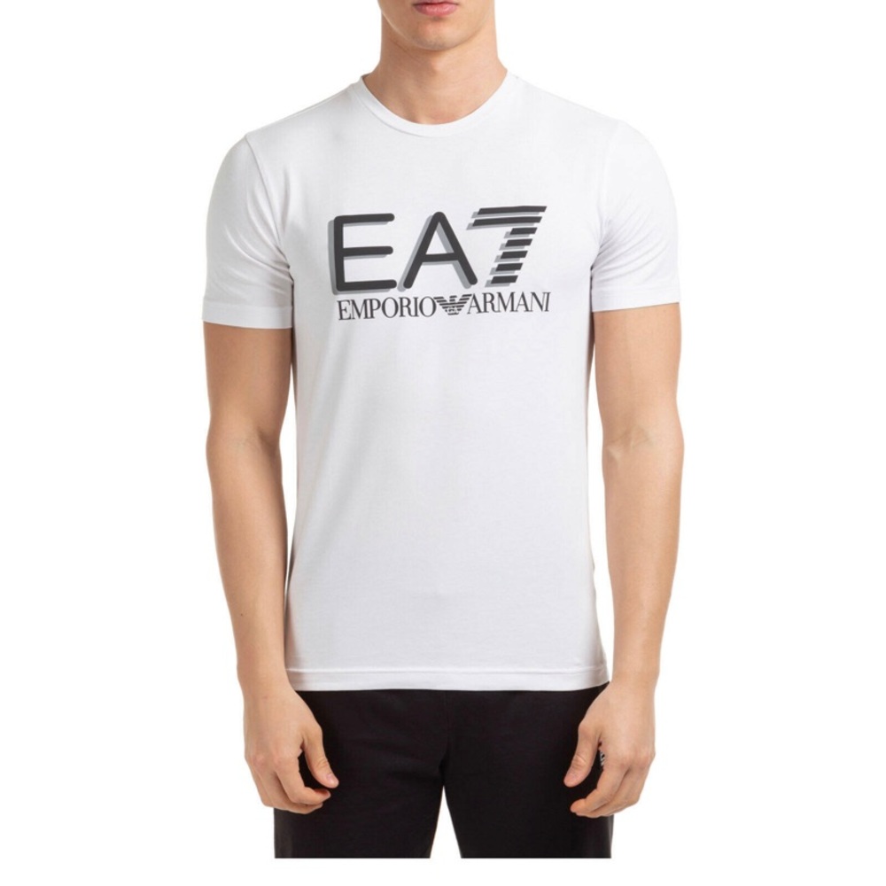 Emporio Armani Jersey T-shirt with maxi logo